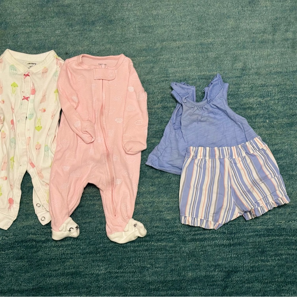 Newborn Pajama and Outfit Bundle